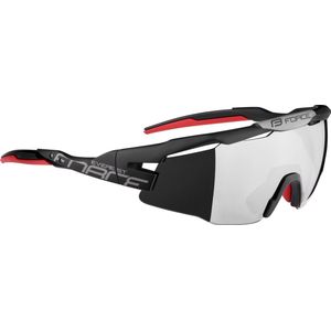 FORCE EVEREST Matt Zwart Polarized Sportbril met UV400 Bescherming en Flexibel TR90 Frame - Unisex & Universeel - Sportbril - Zonnebril voor Heren en Dames - Fietsaccessoires