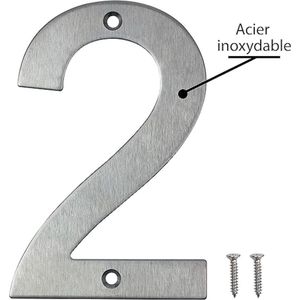 House number 10L x 6.4W centimetres