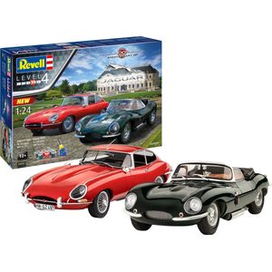 1:24 Revell 05667 Jaguar Cars 100th Anniversary - Gift Set Plastic Modelbouwpakket