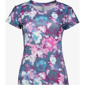 Osaga dames sport T-shirt met print roze blauw - Maat S