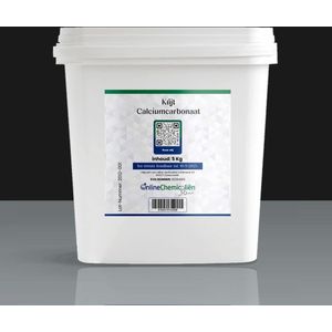 Krijt Calciumcarbonaat – Krijtpoeder – Krijt – Calciumcarbonaat Poeder – Calciumcarbonaat Krijtpoeder – 5 KG