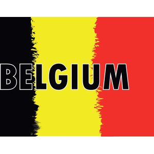 Belgische vlag - BELGIUM - 150x100 CM - zwart/geel/rood