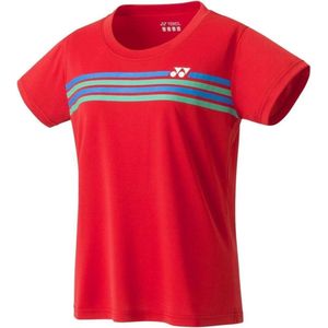 Yonex sportshirt Team Shirt Rood Dames Maat XS