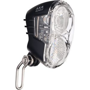 AXA Echo 15 - Fietslamp voorlicht - LED Koplamp - Auto On Fietsverlichting – Steady - Dynamo - 15 Lux