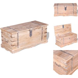 vidaXL Opbergkist - Opbergkisten - Opbergkisten Set - Opbergkisten Sets - Opbergkist acaciahout
