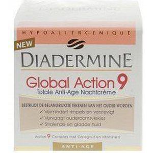 Diadermine Global Action 9 Nachtcreme