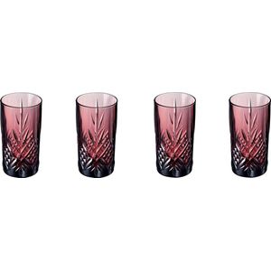 Luminarc Salzburg longdrinkglas - 38 cl - Paars - Set-4