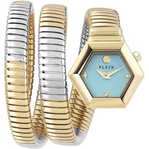 Philipp Plein $Nake Hexagon PWZAA0725 Horloge - Staal - Multi - Ø 28 mm