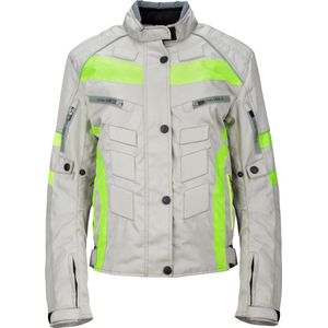 Urban 5884® - Paris - Dames Motorjas - Cordura - Bodywarmer - Met Protectie - Grijs Fluor - Maat L