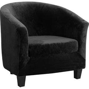 fauteuilbeschermer, fauteuilhoes, fauteuilspreien, uittrekbare elastische fauteuil, velours fauteuilhoes met armleuningen voor caféstoel, clubstoel, loungestoel, cocktailstoel