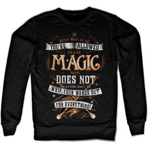 Harry Potter Sweater/trui -M- Magic Zwart