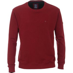 Redmond heren sweatshirt katoenmengsel - O-hals - rood (middeldik) - Maat: XL