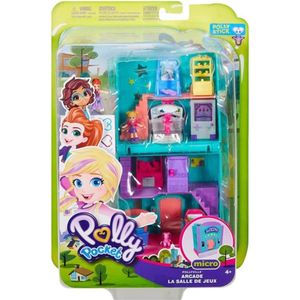 Polly Pocket Toy Leisure Lounge, Mini Dolls with Accessories (Mattel GFP41)