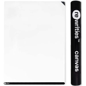 Rewrities Canvas - A1 Dry Erase Magnetische Whiteboard Sheet - Flexibel bord, voor gladde ondergrond zoals een raam of glazen wand - Gemakkelijk te verplaatsen en op te bergen - INCL. stift en wisser!