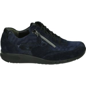 Durea - 6260 K GO - Lage Sneakers - Blauw - Suède - Rubber Zool
