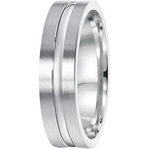 Lucardi Heren Vriendschapsring Chios - Ring - Vaderdag Cadeau - Echt Zilver - Zilverkleurig