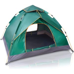 Campingtent voor 2-3 personen, pop-uptent met snelle opbouw, automatisch voor festivals, camping, tenten en dergelijke, opbouw, in 60 seconden