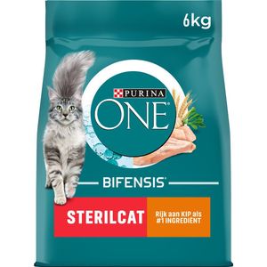 Purina ONE Sterilcat - Kattenvoer Droogvoer - Kip & Tarwe - 6 kg