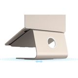 Rain Design mStand 360 - Stevige Draaibare Aluminium Stand Geschikt voor MacBook - MacBook Pro - Laptop - Starlight