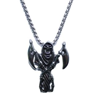 HAUNTED DESIRE®️ - Magere hein ketting - Magere hein accessories - Gothic sieraden - Satan ketting - Gothic accessoires - Zeis halloween - Halloween