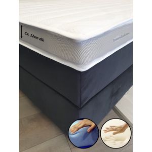 Topper 200x220 - Prestige Aegis - 2-zijdig - HR60 Koudschuim - Nasa Traagschuim - Anti Allergie - Ca. 12cm dik - All Seasons topmatras