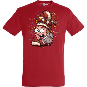 T-shirt kinderen Alaaf Kleine Prins | Carnaval | Carnavalskleding Kinderen Baby | Rood | maat 68