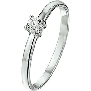 Ring Zirkonia Zilver Gerhodineerd