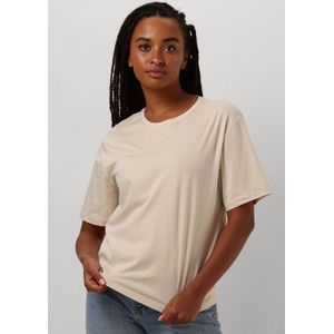 MSCH Copenhagen Mschmelea Icon Tee Tops & T-shirts Dames - Shirt - Beige - Maat XS/S