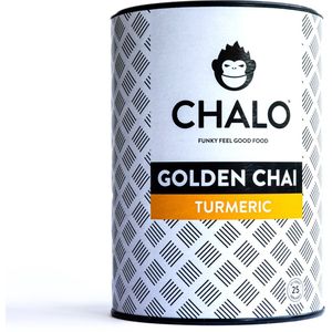 CHALO Vegan Golden Chai - Indian Chai Latte - Kurkuma -  Zwarte Assam thee - 25 porties/ 300GR