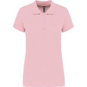 Kariban Piqué-damespolo korte mouwen K255 - Pale Pink - M