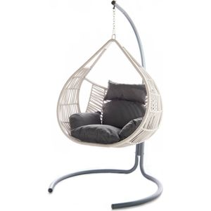 SittySeats Hekani Hangstoel met standaard - Cocoon stoel - Swing chair - Hammock stoel - Hangende egg chair - Schommelstoel