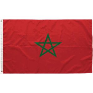 CHPN - Vlag - Vlag van Marokko - Marokkaanse vlag - Marokkaanse Gemeenschap Vlag - 90/150CM - Morocco flag - Vlag van Morocco - North Africa - Rabat