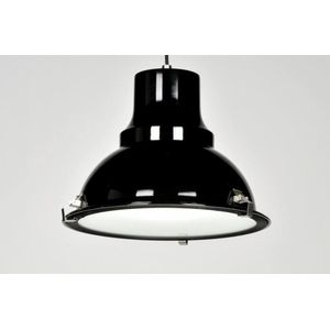 Lumidora Hanglamp 70364 - LUINO - E27 - Zwart - Metaal - ⌀ 39 cm
