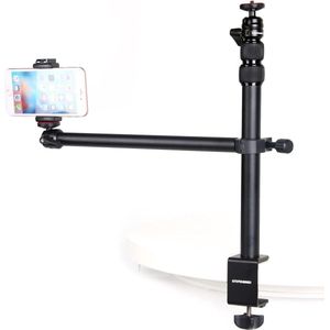 Multifunctionele bureaustandaard met 1/4 inch kogelkop voor camera's-ringverlichting