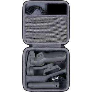 Harde reis-beschermhoes etui tas geschikt voor DJI OSMO Mobile 5 smartphone gimbal stabilisator handheld selfie stick, alleen tas, zwart, Koffer