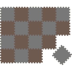 18 delige Puzzelmat voor Baby's en Kinderen 30x30 Puzzel Speelmat Kruipmat EVA Schuim Mat