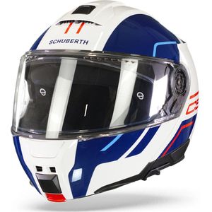 Schuberth C5 Master White Blue XS - Maat XS - Helm