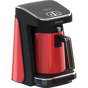 Goldmaster PRO KIVAM - GM-9900K - Turkse Koffiezetapparaat - 480W Performance / stijlvol ontwerp / duurzame roestvrijstalen Koffiepot - Rood