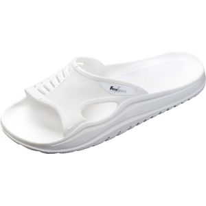 BECO sauna slippers met anti slip zool, wit, 45-46