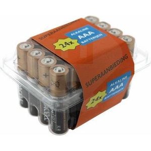 Grootverpakking Duracell batterijen 24 x AAA (LR6)