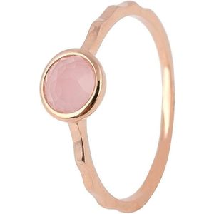 Fate Jewellery Ring FJ171 - Rozenkwarts - 925 Zilver, rosé verguld - 19mm