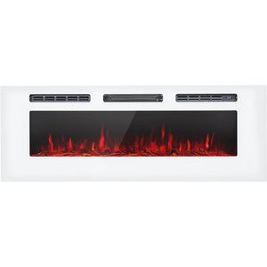 Elektrische Haard Met Led-Verlichting - Wand- en Inbouwhaard Met Verwarmingsvermogen van 900 tot 1800 Watt