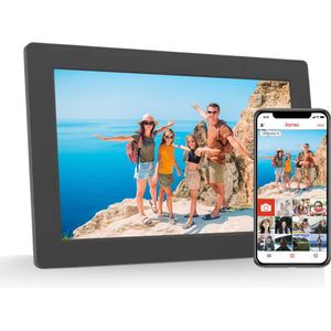 Digitale fotolijst - Fotokader- 10.1 inch HD IPS Touchscreen - WiFi - Frameo App - 32 GB Uitbreidbaar tot 64 GB - Het Perfecte Cadeau