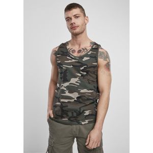 Brandit - Basic Tanktop - XL - Groen/Bruin