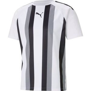 Puma Teamliga Shirt Korte Mouw Kinderen - Wit / Zwart | Maat: 116