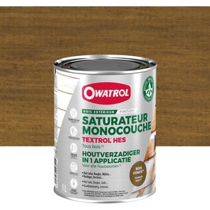 Eénlaags verzadiger Owatrol TEXTROL® HES Donker hout 1 liter