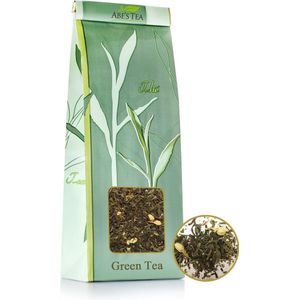Abe's Tea | Groene Losse thee, Bamyan 100gr. - Munt en groene kardemom