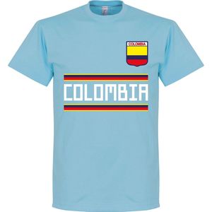 Colombia Keeper Team T-Shirt - Licht Blauw - M