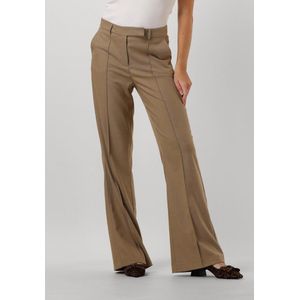 AAIKO Chantalle Twill Vis 350 Broeken Dames - Taupe - Maat XL