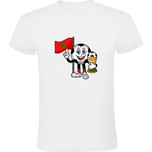 Marokko Heren T-shirt | Marokkaans elftal | Marokkaanse vlag | voetbal